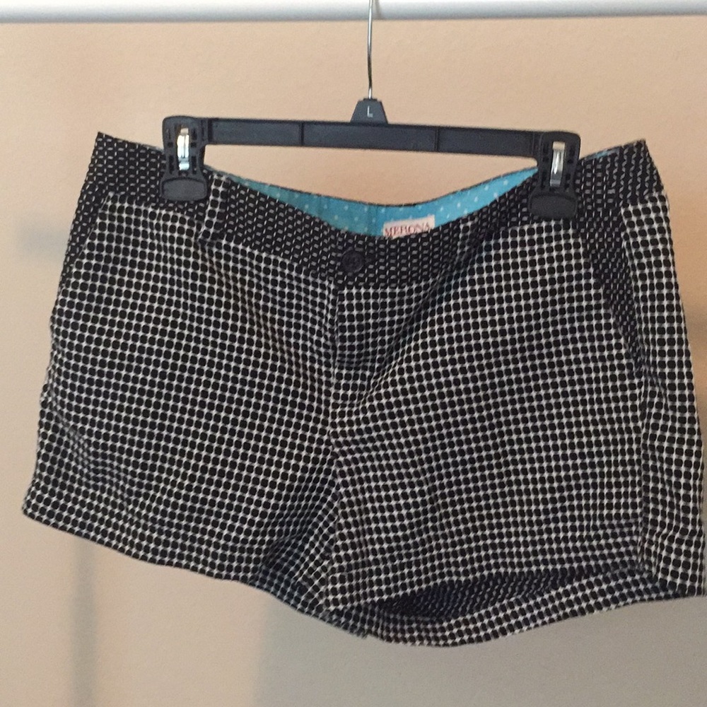 Merona Black/White shorts. Cute!!